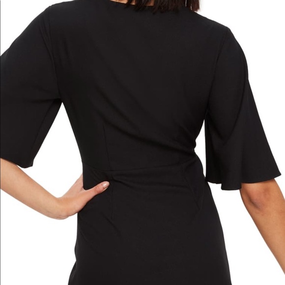 Black Topshop Ruffle Minidress - Picture 3 of 4